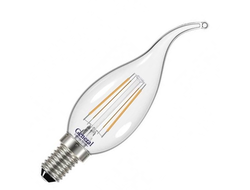 Лампа светодиодная General Свеча ветру E14 8W(620lm) 2700K 2K 35x118 филамент (нитевидная), прозр 649986
