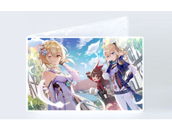 Обложка на студенческий билет Genshin Impact, Геншин Импакт №4