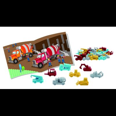 Материал счетный «Транспорт строительный» (32 шт. в 4-х пастельных цветах)