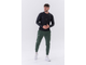 Спортивные брюки Slim sweatpants with side pockets “Reset” 321 Зеленые