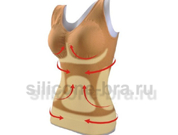 Корректирующая утягивающая майка с вставками в области груди для идеальной формы вашего тела купить.