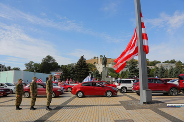 Центр города в празднике