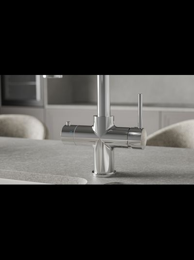 Система мгновенного кипячения воды с газацией и охлаждением 5в1 AQUAHOT MONTBLANC Chrome (хром)