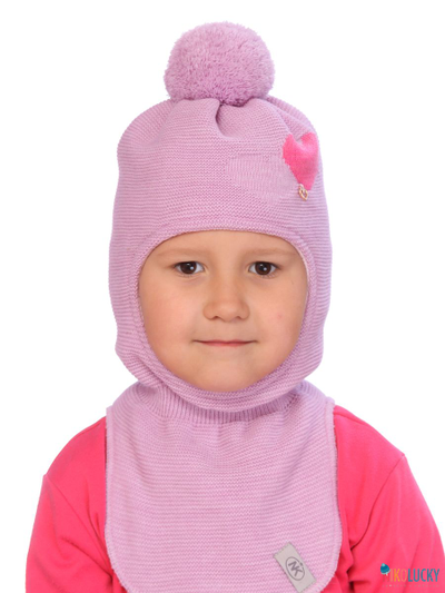 Шапка-шлем  21101-12, цвет светло-сиреневый, р. 52-54