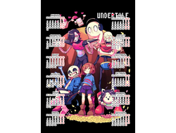 Календарь настенный Андертейл, Undertale №4