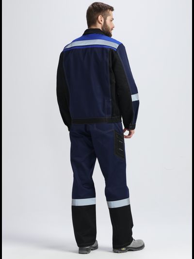 Серия костюмов "Виват" синий с брюками