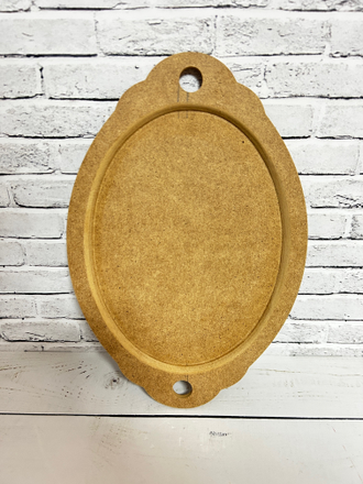 Сухарница Овал 200*300 мм поднос заготовка из мдф для росписи и декупажа