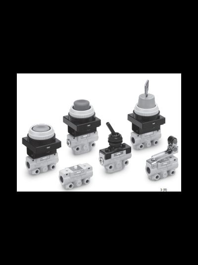 3/2 пневмораспределители с механическим управлением VM130-A