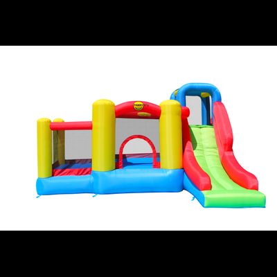 Надувной батут с горкой «Игровой центр 5 в 1»