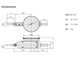 Индикатор Mitutoyo 0.2 мм 0,002 мм рычажного типа ИРБ 513-475-10E