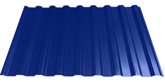 Профнастил С-20, ярко-синий (0.55мм)