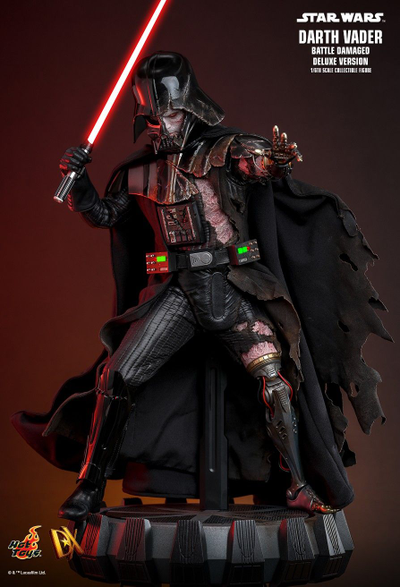 Дарт Вейдер в бою (Звездные Войны, Star Wars) - Коллекционная фигурка 1/6 Darth Vader Battle Damaged (Deluxe Version) (DX45) - Hot Toys