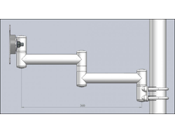 Кронштейн DS-30-2 - для стоматологической установки