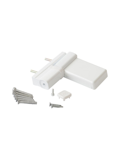 Петля усиленная дверная Elementis K-V, на 120кг., белая