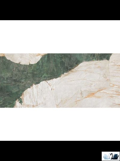 Керамогранит FMAX Venetian Green 6mm glossy 120x270 см зеленый