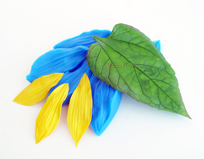 "Лепесток подсолнуха" Силиконовый молд (вайнер)