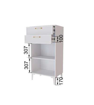 Прихожая Толедо модульная графит (Домани)