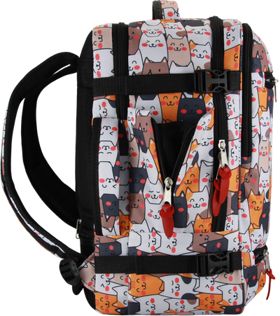 Рюкзак Сумка Чемодан ручная кладь 40x30x20 Optimum Wizz Air RL, котики