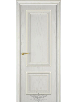 PORTE RICHI (Беларусь). ВЕРНИСАЖ, МОДЕЛЬ ЛШ40, ШПОН ЯСЕНЯ + ЭМАЛЬ БЕЛАЯ. ПОЛОТНО ГЛУХОЕ