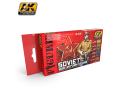 AK-Interactive: Набор акриловых красок: Цвета советской униформы WWII