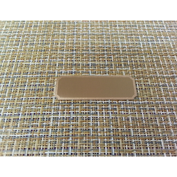 Шильд-табличка 50x17x0,4 мм металлическая, цвет бронзовый