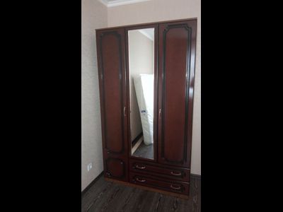 ШР-3 (пл./бел.) 2 больш. ящика с зеркалом (Браво мебель)