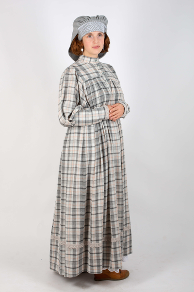 Платье "Поморское" в клетку