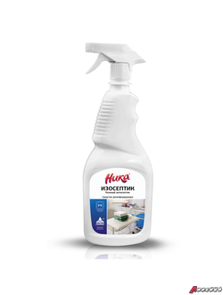 Антисептик для рук и поверхностей спиртосодержащий (65%) с распылителем 750мл НИКА Изосептик, дезинфицирующий, жидкость. 604486