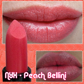 NYX Round Lipstick Peack Bellini 593a