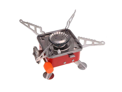 Портативная газовая плитка 12х12х10см, с цанговым захватом (333-518)