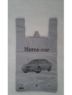 Пакет "Майка" Mers-car" серый  28х50-4.8гр   /60упх50шт/ упаковка 3000шт