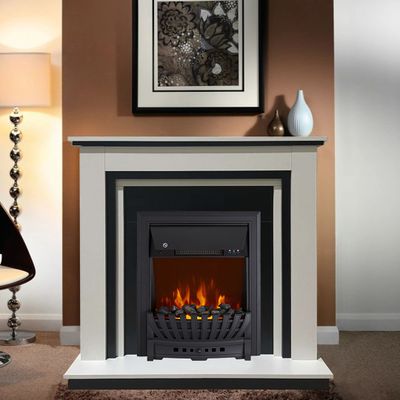 Электрокамин Вотан WT с очагом Aspen Black