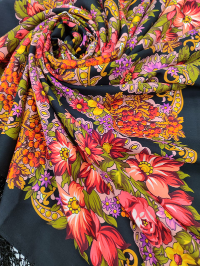 Павловопосадский платок Галина 258-18