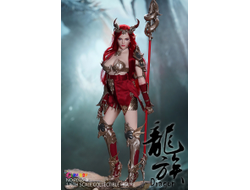 ПРЕДЗАКАЗ - Эльфийка-воин в красном- КОЛЛЕКЦИОННАЯ ФИГУРКА 1/6 Dragon Elves golden (P016A) - PLAY TOY ?ЦЕНА: 26700 РУБ?