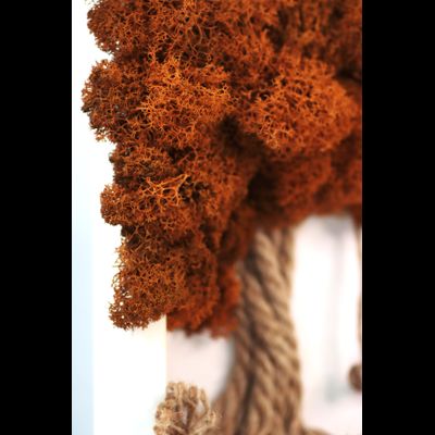 Новогодняя эко-картина № 1181