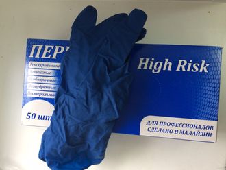 Перчатки латексные &amp;amp;quot;High Risk&amp;amp;quot; S ХОЗЯЙСТВЕННЫЕ /25пар