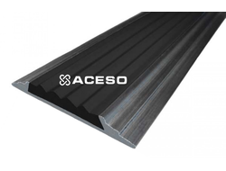 Алюминиевая полоса с резиновой вставкой 1330 мм  цвет в ассортименте