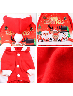 Новогодний костюм для собак Merry Christmas