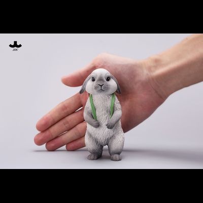 Зайчик с рюкзаком - Коллекционная фигурка 1/4 American Lop Rabbit Figurine (X42402A) - JXK