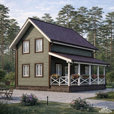 Лесной 113м2 8х8