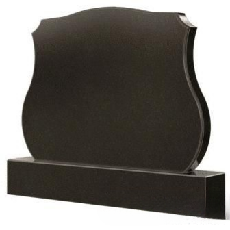 Горизонтальная стела продолговатая с выемками на углах