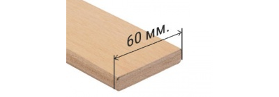 ЛАМЕЛИ ширина 60 мм