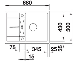 Мойка Blanco Metra 45S compact