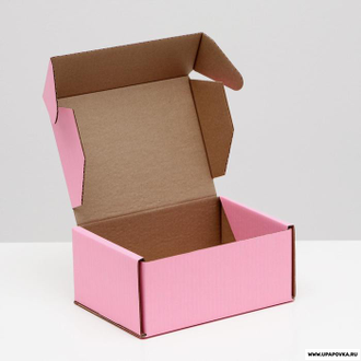 Коробка почтовая Розовый 22 х 16,5 х 10 см