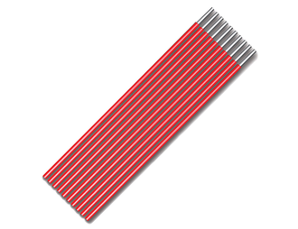 Сегменты дуги BTrace алюминий Ø 8,5 мм (комплект 10 шт)