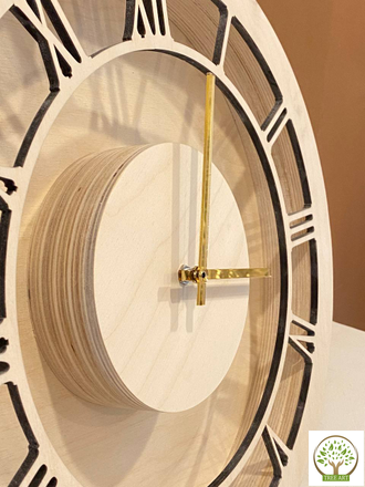Часы для мха из фанеры d-30 см