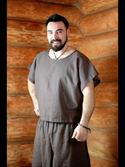 Конопляный костюм для пар-мастера Дар Дзена