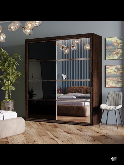 Крафт 6 шкаф-купе Венге