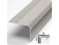 Порог угловой Лука ПУ 02.2700.052 Ель дымчатая