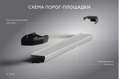 Пороги на Mitsubishi L-200 (2006-2015) Start